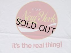 画像3: ENJOY NEWYORK IT'S THE REAL THING  T-SHIRT WHITE S