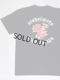 画像1: SIXHELMETS ROSE POCKET T-SHIRT BLACK