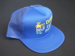 画像2: 80s CONTEMPORARY ADVERTISEMENT FUNNY TRUCKER SNAP BACK CAP BLUE (3)