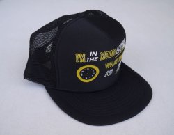 画像2: 80s CONTEMPORARY ADVERTISEMENT FUNNY TRUCKER SNAP BACK CAP BLACK (4)