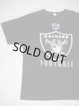 RAIDERS SILVER&BLACK FOOTBALL VTG T-SHIRT BLACK L