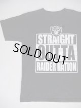 RAIDERS STRAIGHT OUTTA RAIDER NATION VTG T-SHIRT BLACK L