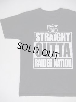 画像1: RAIDERS STRAIGHT OUTTA RAIDER NATION VTG T-SHIRT BLACK L