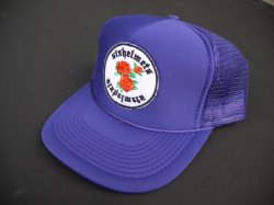 画像1: SIXHELMETS ROSE PATCH MESH CAP PURPLE×WHITE