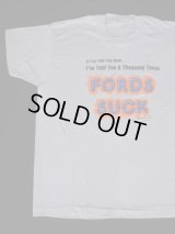 1988 FORDS SUCK VTG T-SHIRT MADE IN USA GRAY XL