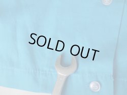 画像7: 80s HILTON VTG BOWLING SHIRT LIGHT BLUE S