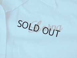 画像6: 80s HILTON VTG BOWLING SHIRT LIGHT BLUE S