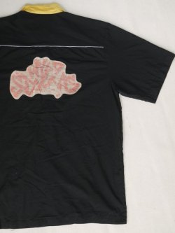 画像7: CRUISIN USA VTG BOWLING SHIRT BLACK×YELLOW L