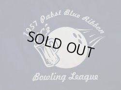 画像3: HILTON 1957 PABST BLUE RIBBON BOWLING LEAGUE VTG BOWLING SHIRT NAVY XL