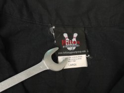 画像4: HILTON NEWCASTLE BROWN ALE VTG BOWLING SHIRT BLACK L