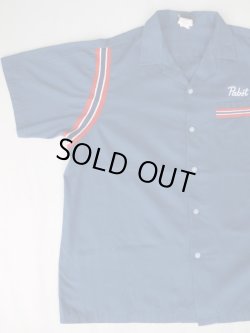 画像6: HILTON 1957 PABST BLUE RIBBON BOWLING LEAGUE VTG BOWLING SHIRT NAVY XL