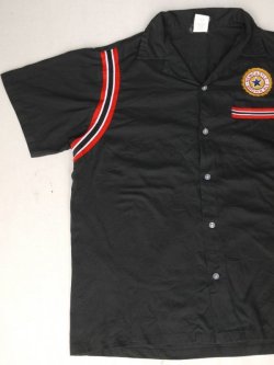 画像2: HILTON NEWCASTLE BROWN ALE VTG BOWLING SHIRT BLACK L