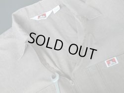 画像10: BEN DAVIS US MADE HALF ZIP WORK SHIRT BROWN M