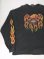 画像1: 90s HARLEY DAVIDSON WAUKON IOWA OFFICIAL LONG SLEEVE VTG T-SHIRT BLACK XXXL (1)