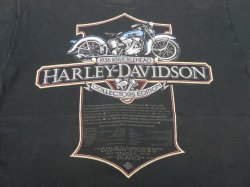 画像3: HARLEY DAVIDSON OF LIMA,OHIO VTG T-SHIRT BLACK L