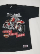 1998 HARLEY DAVIDSON START SAVING NOW OFFICIAL VTG T-SHIRT BLACK L