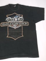 HARLEY DAVIDSON OF LIMA,OHIO VTG T-SHIRT BLACK L