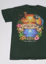 RONJON SURF SHOP VTG T-SHIRT DARK GREEN S