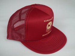 画像2: KIAMICHI RAILROAD VTG SNAPBACK MESH CAP WINERED