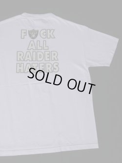 画像2: RAIDERS FUCK ALL RAIDER HATERS VTG T-SHIRT WHITE L