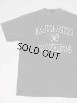 画像2: NFL OAKLAND RAIDERS OFFICIAL T-SHIRT CHARCOAL GRAY M