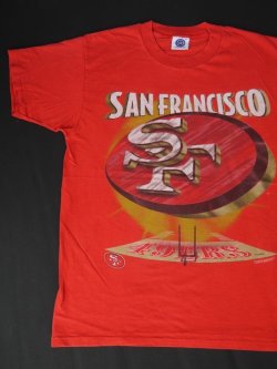 画像2: 1995 49ERS SAN FRANCISCO OFFICIAL VTG T-SHIRT RED M