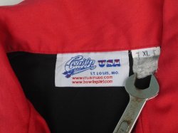 画像3: CRUISIN USA LARRY HAHERTY BOWLING SHIRT BLACK×RED XL