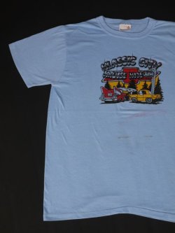 画像1: KLASSIC CITY KRUISE NITE A&W VTG T-SHIRT LIGHT BLUE M