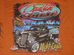 画像3: CRUISIN' THE COAST OFFICIAL OLD T-SHIRT DARK ORANGE L