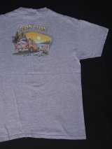 RONJON SURF SHOP VTG T-SHIRT MARBLED GRAY L