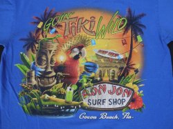 画像3: RONJON SURF SHOP VTG T-SHIRT BLUE M