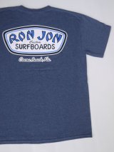 RONJON SURF SHOP VTG T-SHIRT MARBLED NAVY L