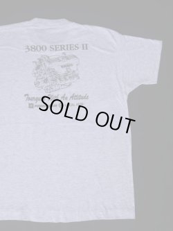 画像2: 80s 3800 SERIES II 7AURGUER WITH AN ATTITUDE VTG T-SHIRT MADE IN USA MARBLED GRAY XL