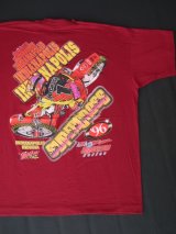 1996 AMA SUPERCROSS SERIES INDIANAPOLIS SUPERCROSS VTG T-SHIRT MADE IN USA WINE RED XL