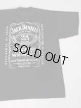 JACK DANIEL'S OLD No.7 BRAND TENNESSEE WHISKEY OFFICIAL T-SHIRT BLACK M