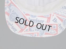 画像4: BUDWEISER OFFICIAL VTG PATTERNED ALL OVER CAP MADE IN USA (2)