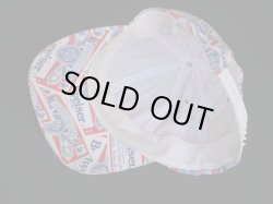 画像5: BUDWEISER OFFICIAL VTG PATTERNED ALL OVER CAP MADE IN USA (2)