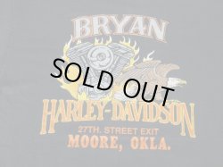 画像10: 90s HARLEY DAVIDSON SOFTAIL HERITAGE CLASSIC OFFICIAL VTG T-SHIRT FADED BLACK XL MADE IN USA