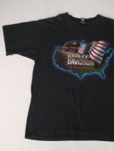 1996 HARLEY DAVIDSON THE ROAD TO FREEDOM OFFICIAL VTG T-SHIRT BLACK XL