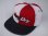 画像1: BUDDRY DRAFT VTG TRUCKER CAP RED×WHITE×BLACK MADE IN USA  (1)
