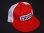 画像2: BUDWEISER LIGHT VTG TRUCKER MESH CAP RED×WHITE MADE IN USA 