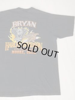 画像8: 90s HARLEY DAVIDSON SOFTAIL HERITAGE CLASSIC OFFICIAL VTG T-SHIRT FADED BLACK XL MADE IN USA