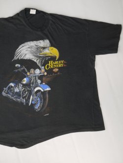 画像1: HARLEY DAVIDSON PAN HEAD HYDRA GLIDE HARLEY COUNTRY OFFICIAL VTG T-SHIRT MADE IN USA BLACK XXXL 