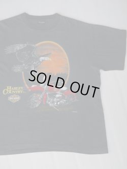 画像1: HARLEY DAVIDSON SIDE VALVE HARLEY COUNTRY OFFICIAL VTG T-SHIRT BLACK L