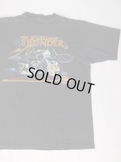 画像2: HARLEY DAVIDSON SHOVEL HEAD ROLLING THUNDER OFFICIAL VTG POCKET T-SHIRT BLACK XL 