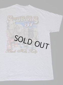 画像7: 97 STURGIS AMERICAN HERITAGE LIVE TO RIDE SHOVEL HEAD VTG T-SHIRT MADE IN USA MARBLED GRAY L 
