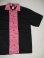 画像2: CRUISIN USA BOWLING SHIRT BLACK×PINK S