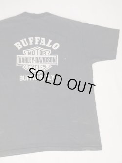 画像8: 91' HARLEY DAVIDSON OFFICIAL BUFFALO NY VTG T-SHIRT BLACK XL