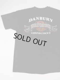 画像1: HARLEY DAVIDSON DANBURY CONNECTICUT OFFICIAL VTG POCKET T-SHIRT BLACK XL