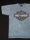 画像1: HARLEY DAVIDSON OF LONG BRANCH NEW JERSEY OFFICIAL VTG T-SHIRT CHEMICAL BLUE L  (1)